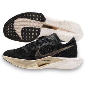 Womens Nike ZoomX Vaporfly Next% 3 Running Shoe Size 8.5 Black Gold DV4130 002